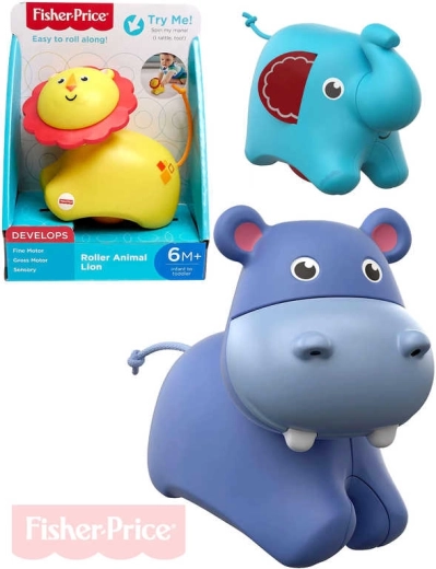 Fisher-Price rolling rattle animal for baby - 1 piece