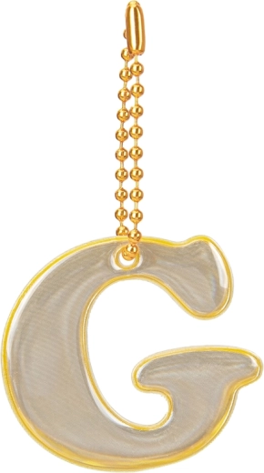BAAGL reflective pendant – letter G
