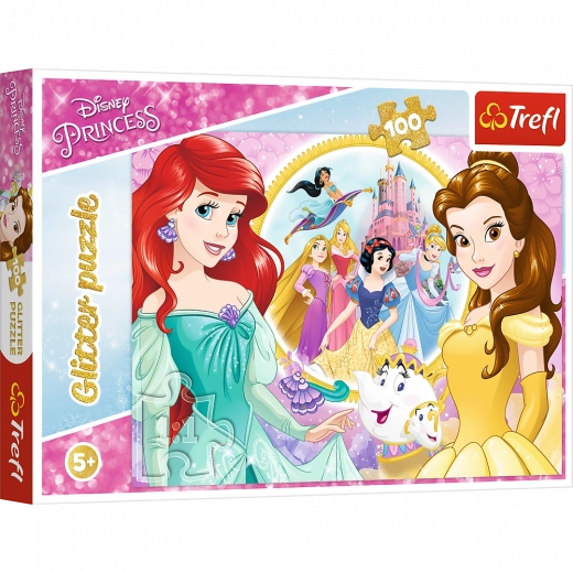 Пъзел 100 части с брокат – спомени с BELLY и ARIEL от TREFL
