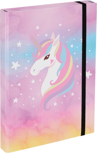 Папка за ученически тетрадки A4 Rainbow Unicorn