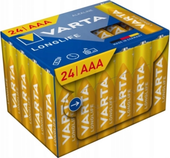 Varta Longlife Power alkaline batteries AAA 24 pcs