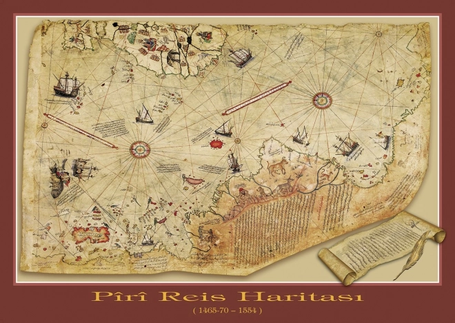 Captain Reise Map Puzzle 1000 Pieces ART PUZZLE