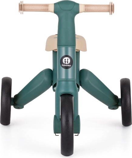Quiet rubber wheels and stable construction