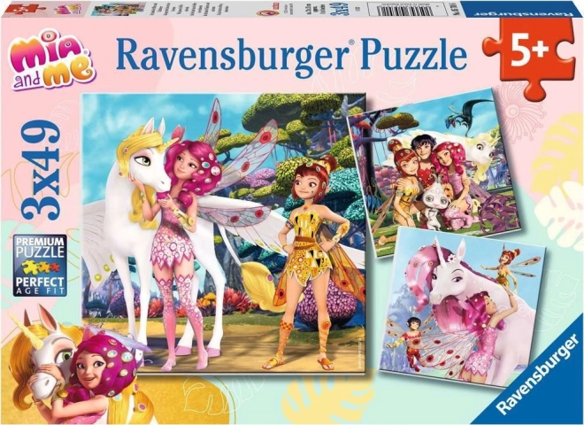 Puzzle Mia and Me 3x49 pieces