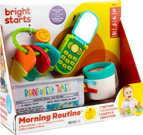 Bright Starts Morning Routine Sensory Development Gift Set