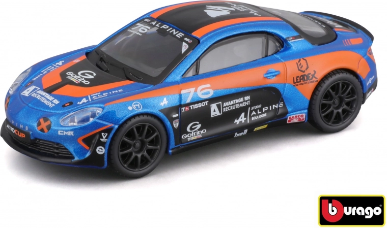 Метален модел на автомобил 1:43 Alpine A110 Cup Racing в подаръчна кутия