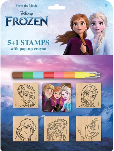 Комплект печати с восъчен пастел Frozen – Леденото кралство