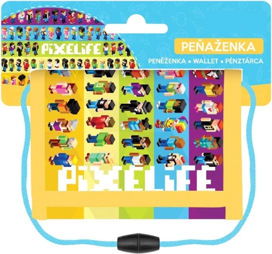 Children’s textile wallet pixelife