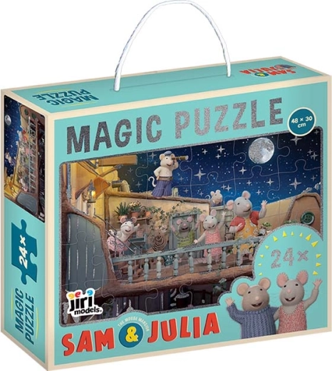 Glitter Puzzle in a Box The House of Mice Sam & Julie