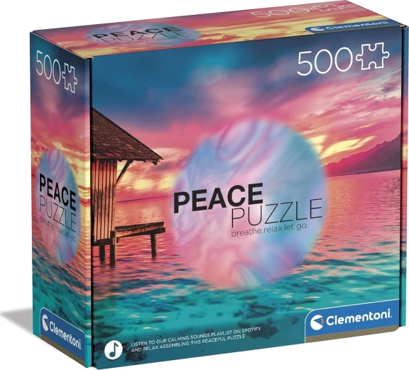 Пъзел 500 части CLEMENTONI Peace – Living the Present