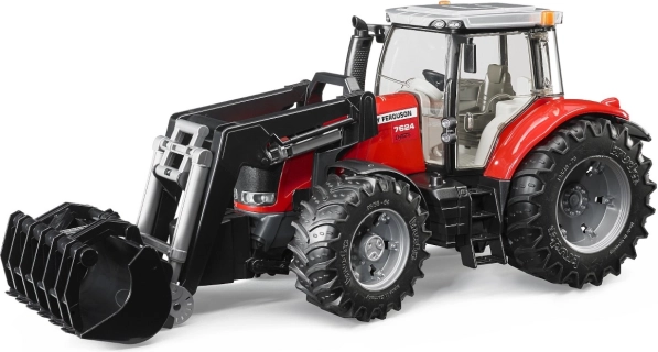Tractor Bruder Massey Ferguson 7624 with Front Loader
