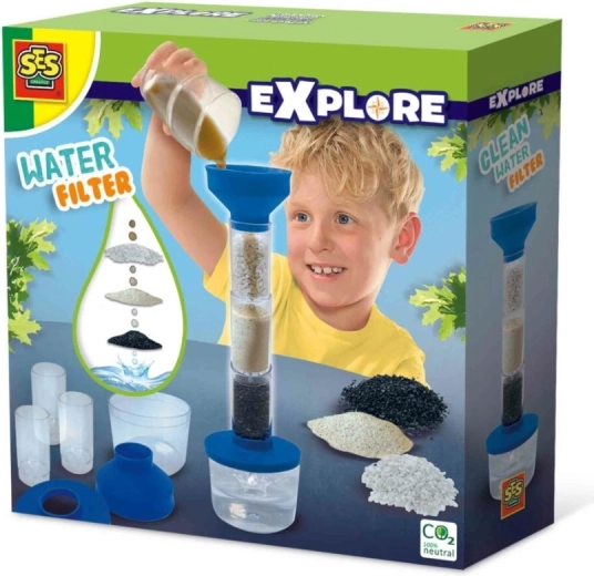 The transparent filter shows the entire cleaning process