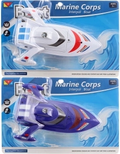 Battery-Powered Plastic Boat