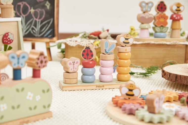 Cheerful spring motif