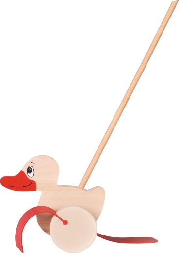 Wooden Push-Along Duck