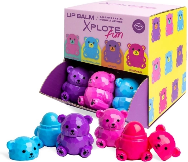 Teddy bear flavored lip balm 8 g - 1 piece