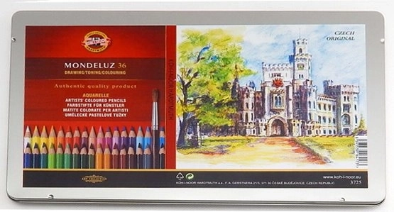 Акварелни пастели Koh-i-noor Mondeluz, 36 бр.