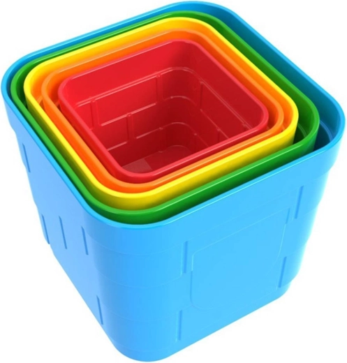 5 cups that fit precisely into each other