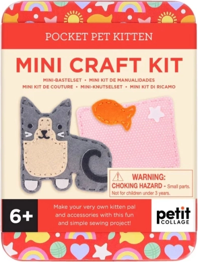 Petit Collage мини комплект за шиене – котенце