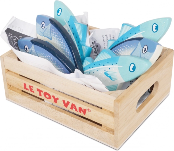 Дървена щайга с рибки Le Toy Van