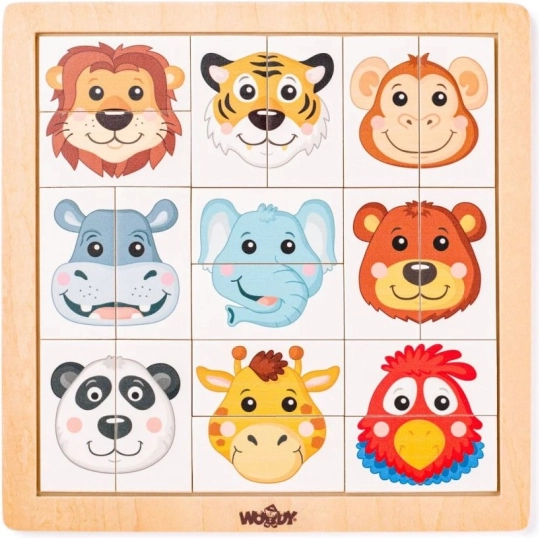 Safari animals puzzle