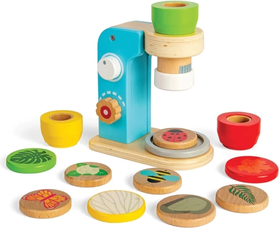 Wooden Microscope for Children Bigjigs Toys