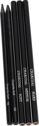 Широка палитра от моливи и въглени