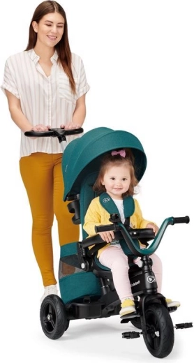 360° swivel seat for staying connected with your child