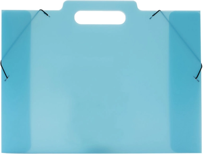 Three-flap folder for drawings A3 blue Opaline Frosty