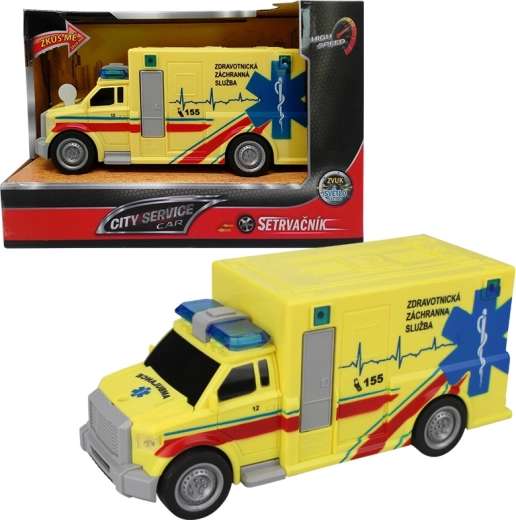 Линейка с инерционен механизъм 1:20 CITY SERVICE CAR