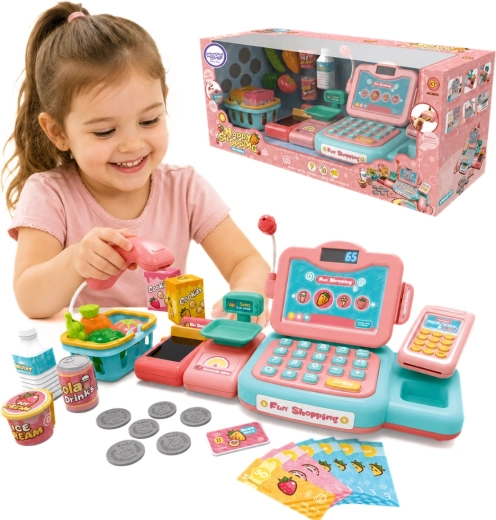 Woopie Children's Cash Register with Scanner, Scale and Microphone
