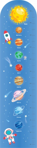 Children's Foam Wall Height Chart Space 120 cm