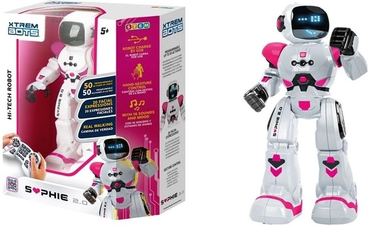 Xtrem Bots Sophie 2.0 интерактивен образователен робот за деца