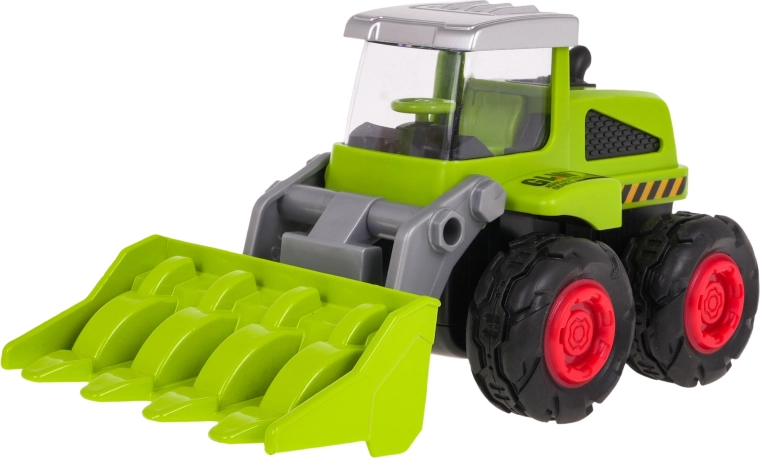 Metal kids’ bulldozer 1:55 with moving front bucket