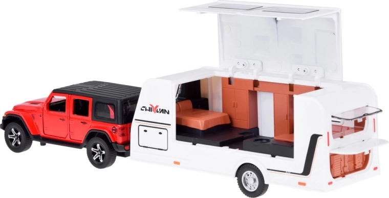 Караван с отваряне и оборудван интериор