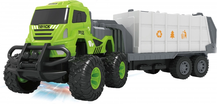 Remote-Controlled Tow Truck with Cleaning Function