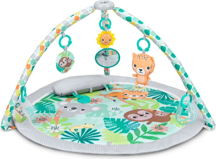 Bright Starts Wild Rainforest FoldAway activity gym from birth