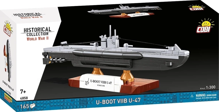 Конструктор подводница U-Boot VIIB U-47 1:300 (165 елемента)
