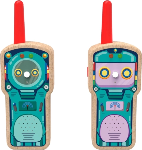 2Kids Toys дървени детски уокита с робот (комплект 2 бр.)