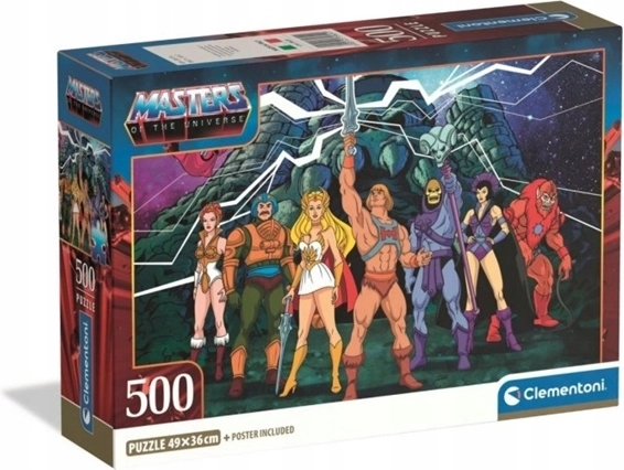 Clementoni compact puzzle 500 pieces Masters of the Universe