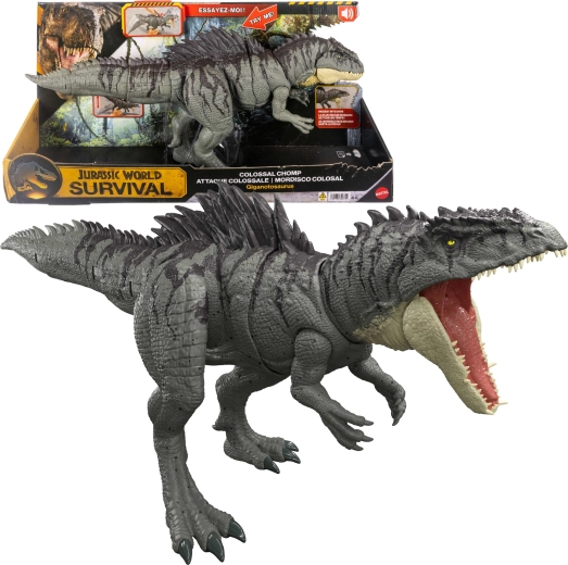 Mattel Jurassic World Survival Giganotosaurus figure Mega Jaw – Giga Attack