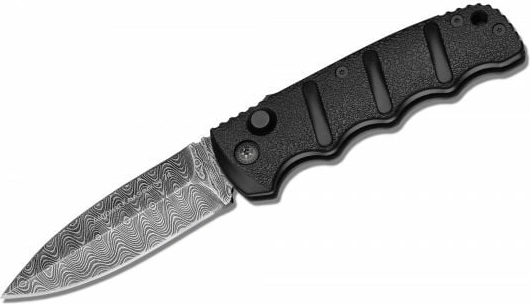 Böker Plus AKS-74 Damascus automatic collector’s knife 8.5 cm