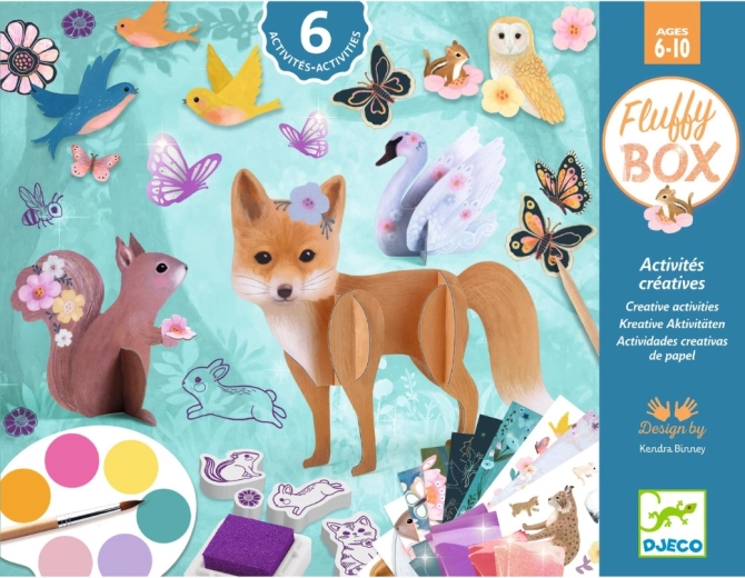 Djeco creative set Forest Animals – 6 activities