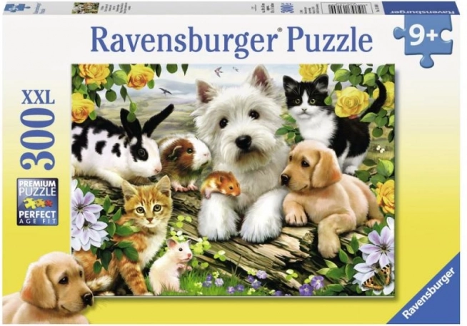 Пъзел Ravensburger Happy Animal Buddies 300 части