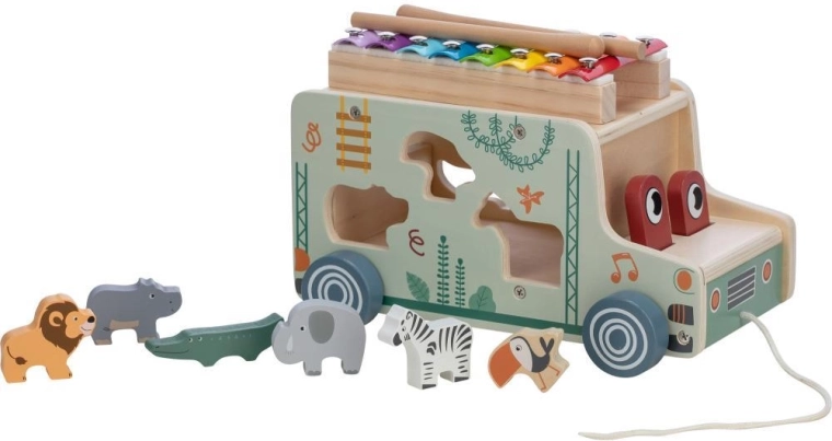 Musical play thanks to the built-in xylophone