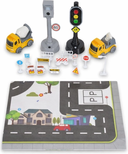 Play mat for quick city building