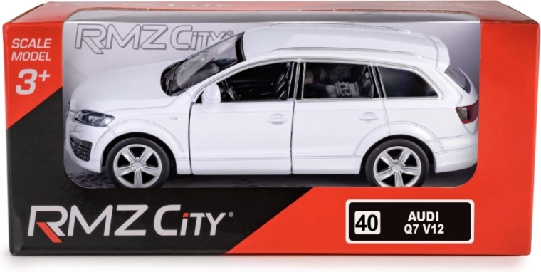 Метален модел RMZ City Audi Q7 V12 1:40 бял