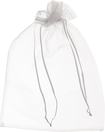 White organza bag 25 × 35 cm