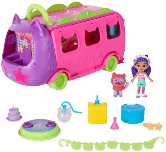 Отварящ се парти автобус с въртящ се подиум