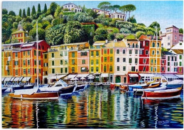 Portofino Harbour Puzzle, 1000 pieces